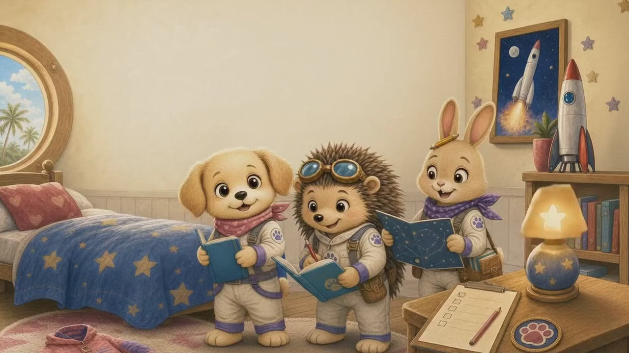 Muffin Blasts Off! book teaser video
