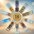 U.S. Landmarks Bookmark Bundle — Set of 10 (radial deck)